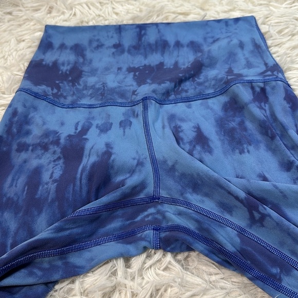 Lululemon Align Super High Rise Short Game Day Game Day Blue Multi - Picture 3 of 7